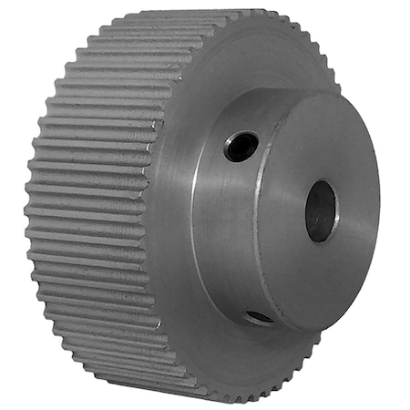 B B MANUFACTURING 56-3P15-6A4, Timing Pulley, Aluminum, Clear Anodized,  56-3P15-6A4